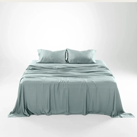Olive Crate QUEEN Sheet Set 100% Eucalyptus Cooling, Breathable, Hypoallergenic - Picture 2 of 7